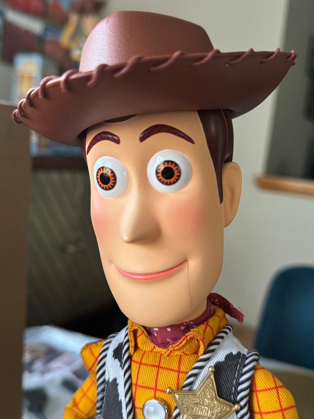 Toy Story Custom Sheriff Woody Doll Style Toy Mode Head