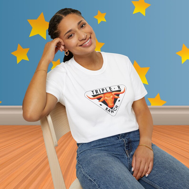 Andy's Triple R Ranch Tee: Retro Cowboy Camp Graphic Shirt image 7