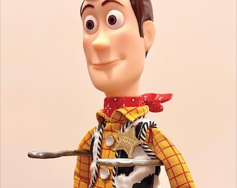 Base de madera maciza para el Sheriff Woody / Soporte para figura de vaquero de juguete de tamaño real / Base de exhibición para coleccionistas