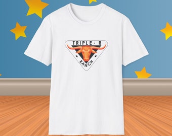 Andy's Triple R Ranch Tee: Retro Cowboy Camp Graphic Shirt