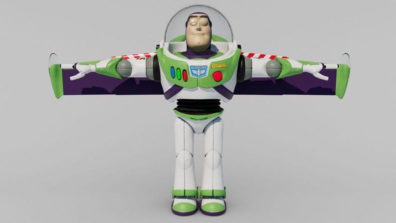 Buzz Lightyear Movie-Accurate Action Figure | Space Ranger Toy Replica | Collector Display Figure image 1