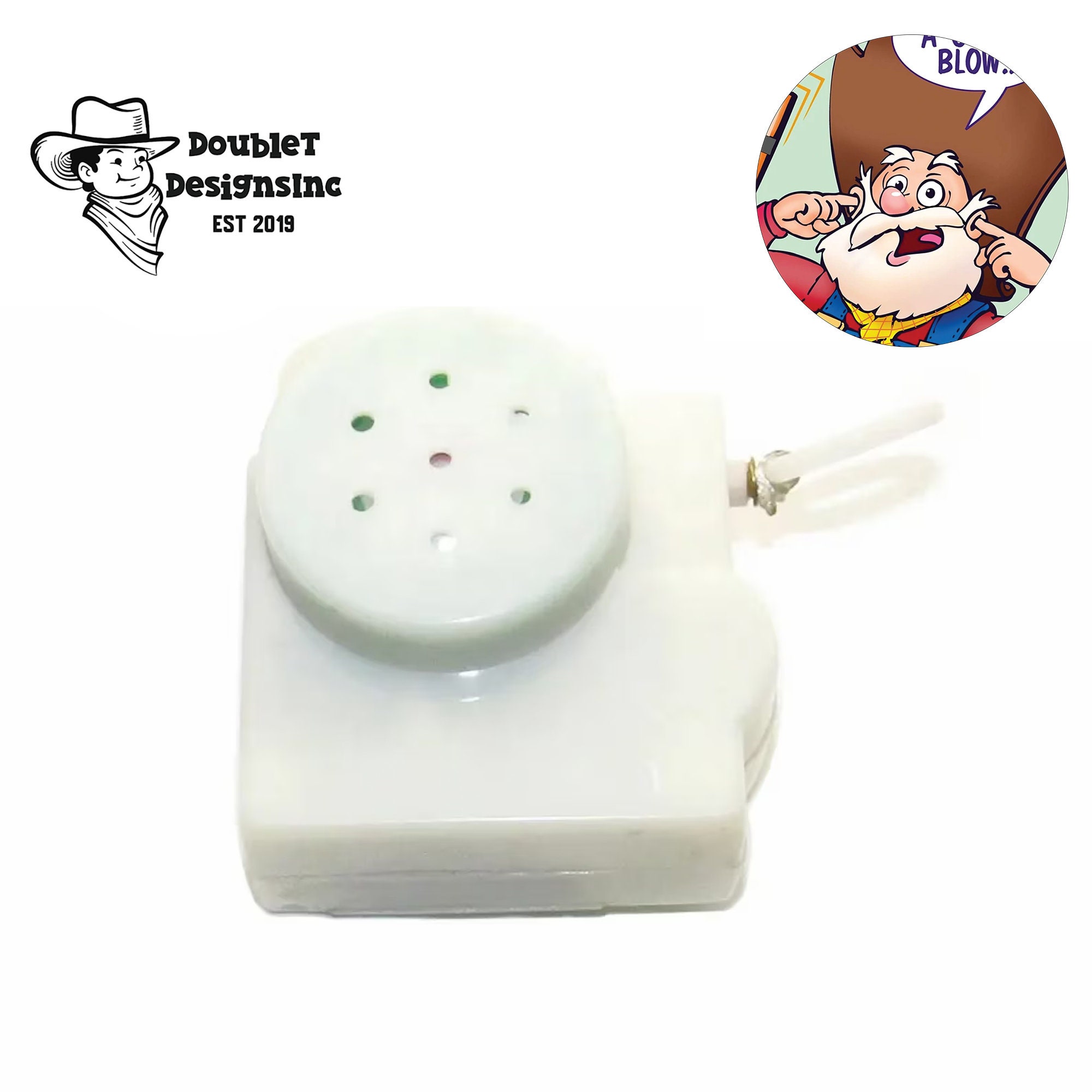 Stinky Pete Pull-String Slow Retract 50’s Style Voicebox Prospector Ultimate Voicebox, Movie Replica, Pull String Sound Module, Custom Made