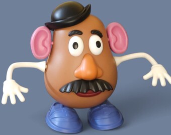 Disney Pixar Toy Story Mr. Potato Head, Toy Story Inspired Movie Accurate Replica, Amazing Collectible, Mr. Potato Head Figure, Perfect Gift