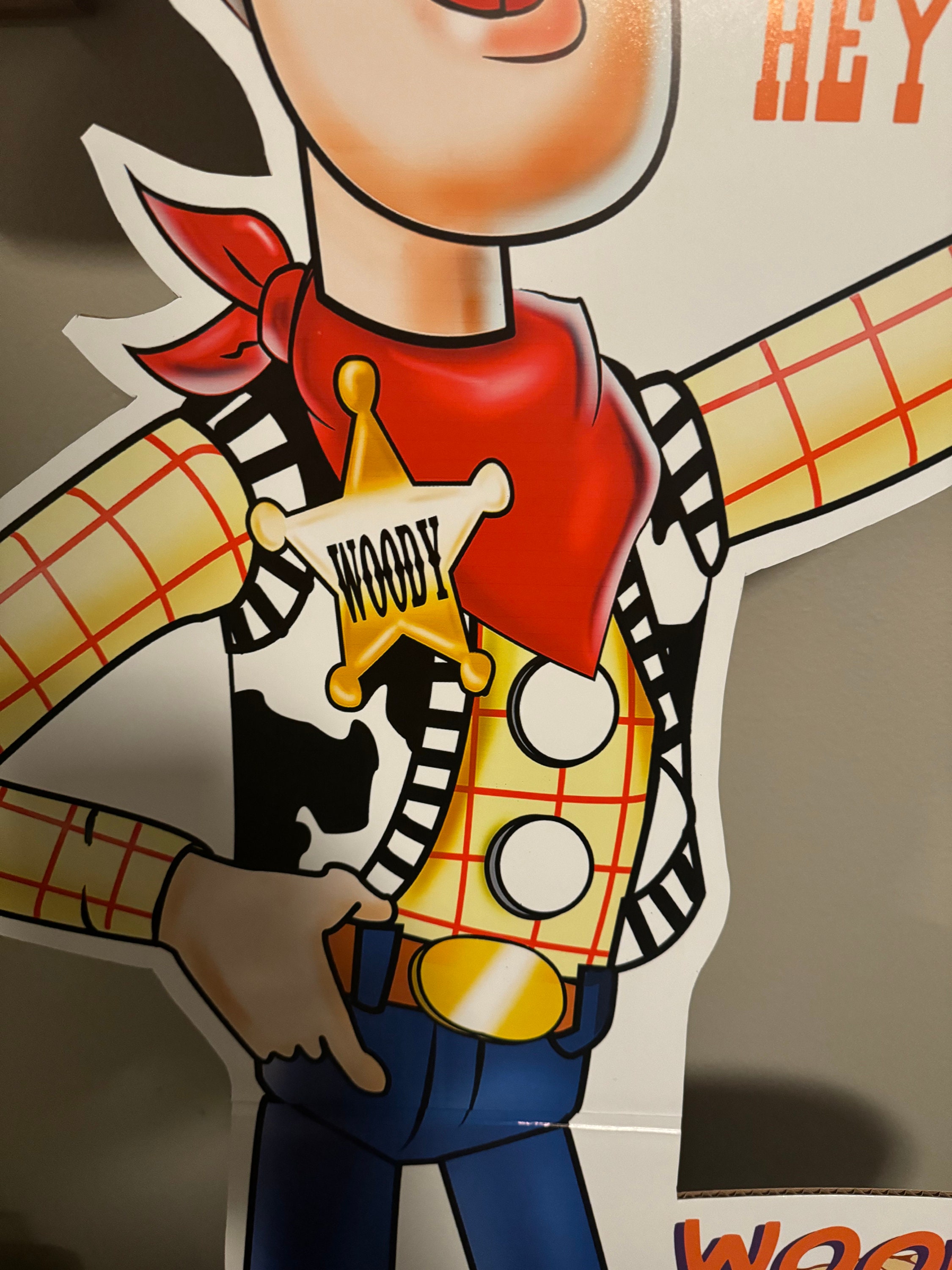 Life-size Sheriff Woody Cardboard Standup - Toy Story Collector's