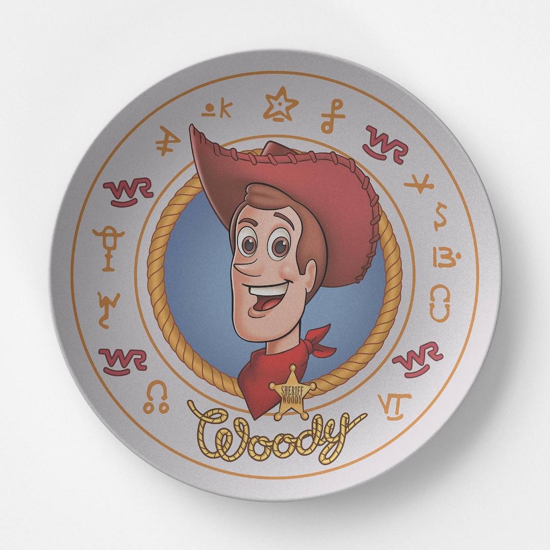 Toy Story 2 - Woody's Roundup Plates - Disney Pixar Collectible