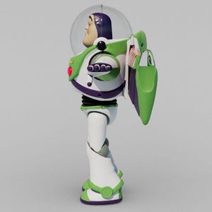 Buzz Lightyear Movie-Accurate Action Figure | Space Ranger Toy Replica | Collector Display Figure image 2