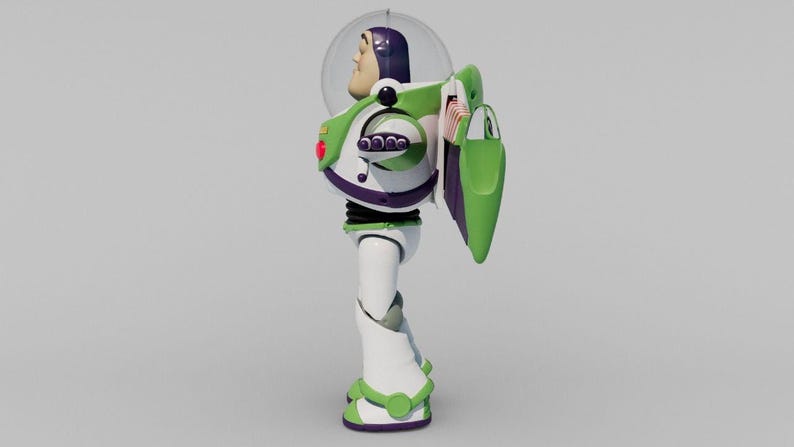 Buzz Lightyear Movie-Accurate Action Figure | Space Ranger Toy Replica | Collector Display Figure image 2