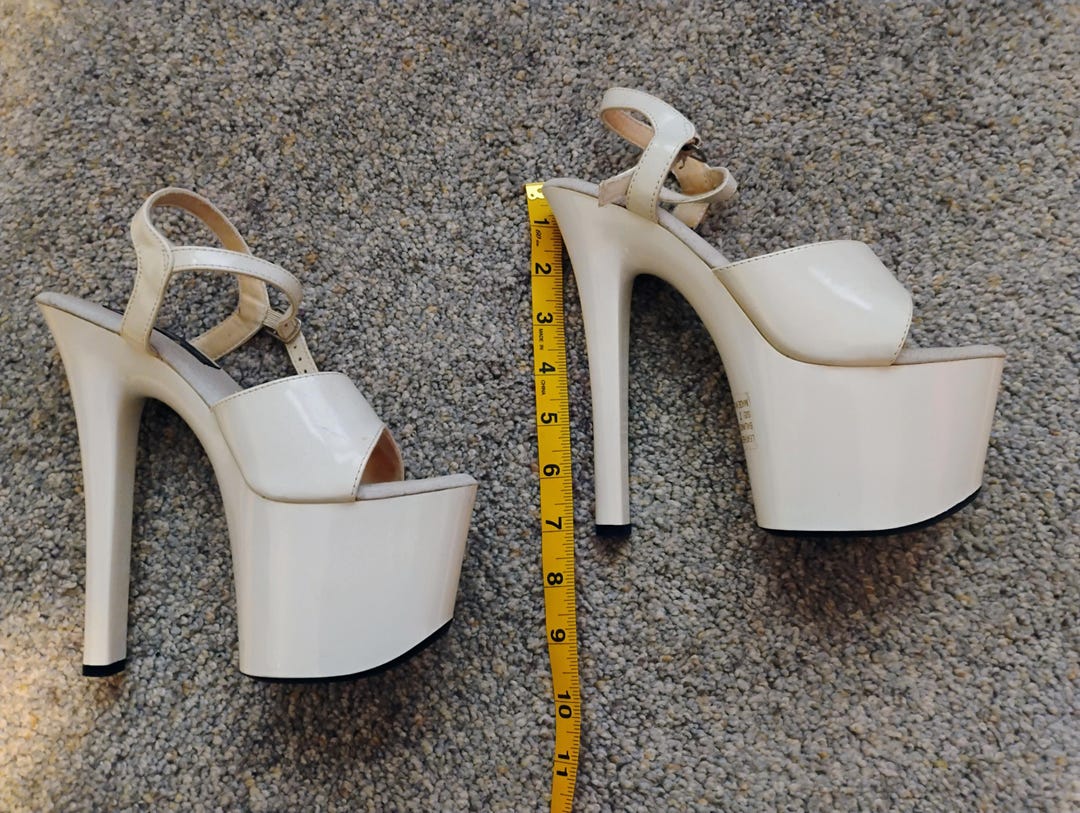 Lady Studio 7-inch Platform Heels, Size 7, Pre-owned - Etsy