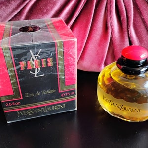 rare PARIS by Yves Saint Laurent - VINTAGE splash eau de toilette 75 ml