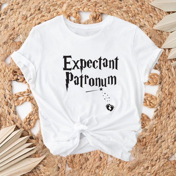 Expectant Patronum Shirt, Maternity Shirt, Pregnancy Shirt, Mom to Be Shirt, Pregnancy Announcement Shirt, Baby Announcement Shirt, Mom Tee