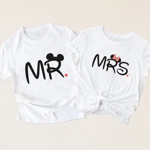 Disney Mr and  Mrs Shirt, Mr. Mickey Shirt, Mrs. Minnie Shirt, Disney Shirt, Disneyland Shirt, Cartoon Lover Shirt, Disney Couple Shirts