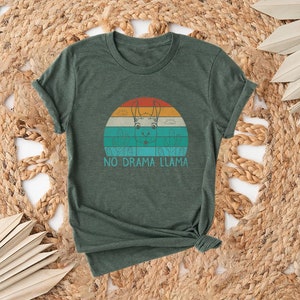 No Drama Llama Shirt, Funny Shirt, Funny Llama Shirt, Llama Shirt, Animal Lover Shirt, Unisex Shirt, Animal Shirt, Minimalistic Shirt