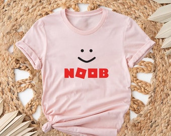 Noob Shirt, Roblox Shirt, Roblox Lover Shirt, Gamer Shirt, Gift for Kids, Streamer Shirt, Event Shirt, Roblox Tee, Cartoon Shirt