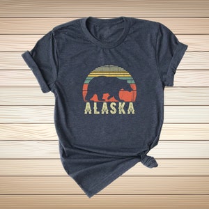 Retro Alaska Bear Shirt: Animal Lover Gift
