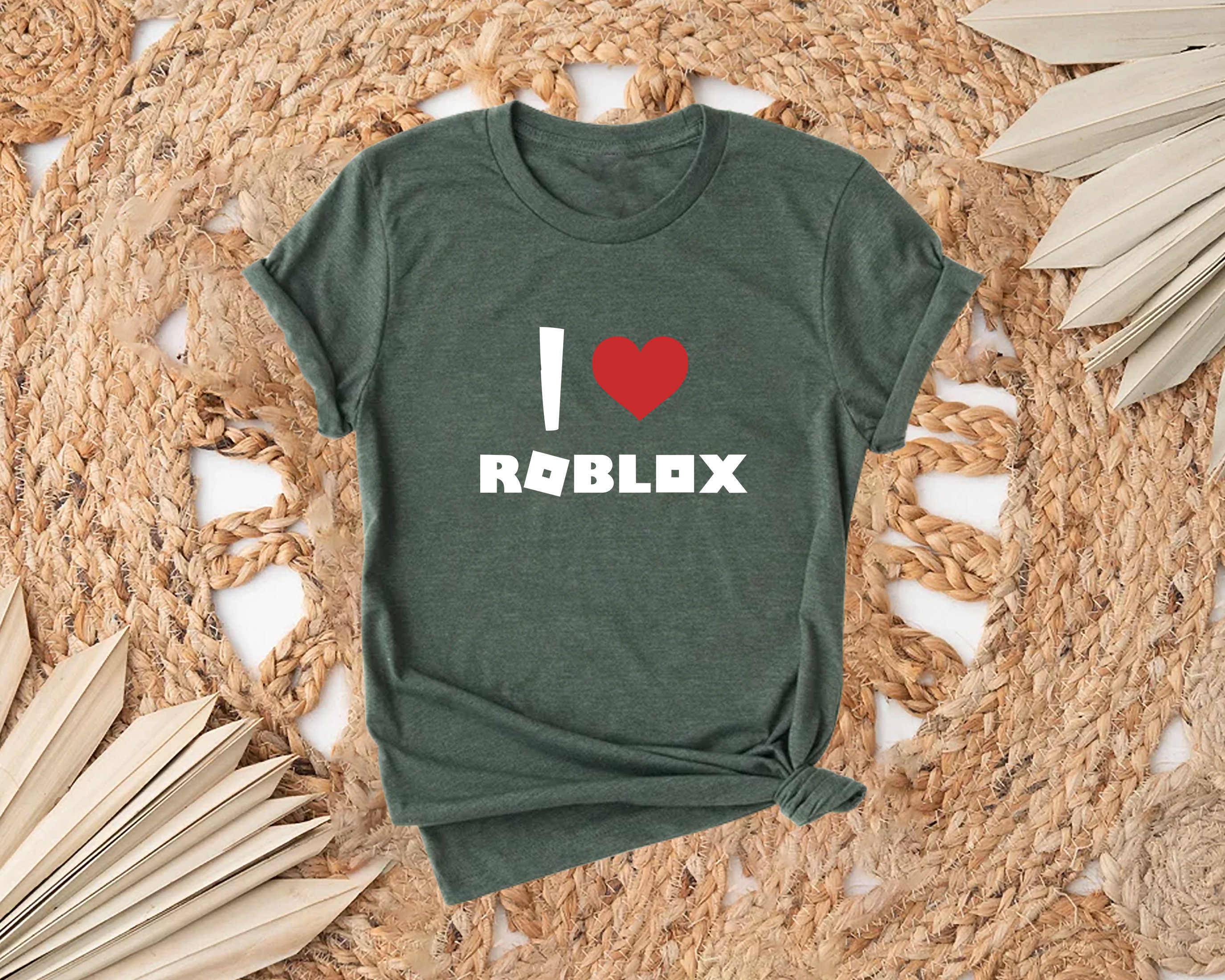 I Love Roblox Tshirt Roblox Tshirt Roblox Lover Tshirt Kids 