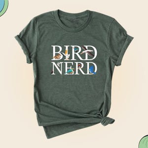 Bird Nerd Shirt: Funny Bird Watcher Unisex Tee