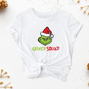 Grinch Squad Shirt, Grinch Christmas Shirt, Feral Grinch Shirt, Funny Grinch Shirt, Cute Grinchmas Shirt, Shirt, Grinch Squad Shirt.