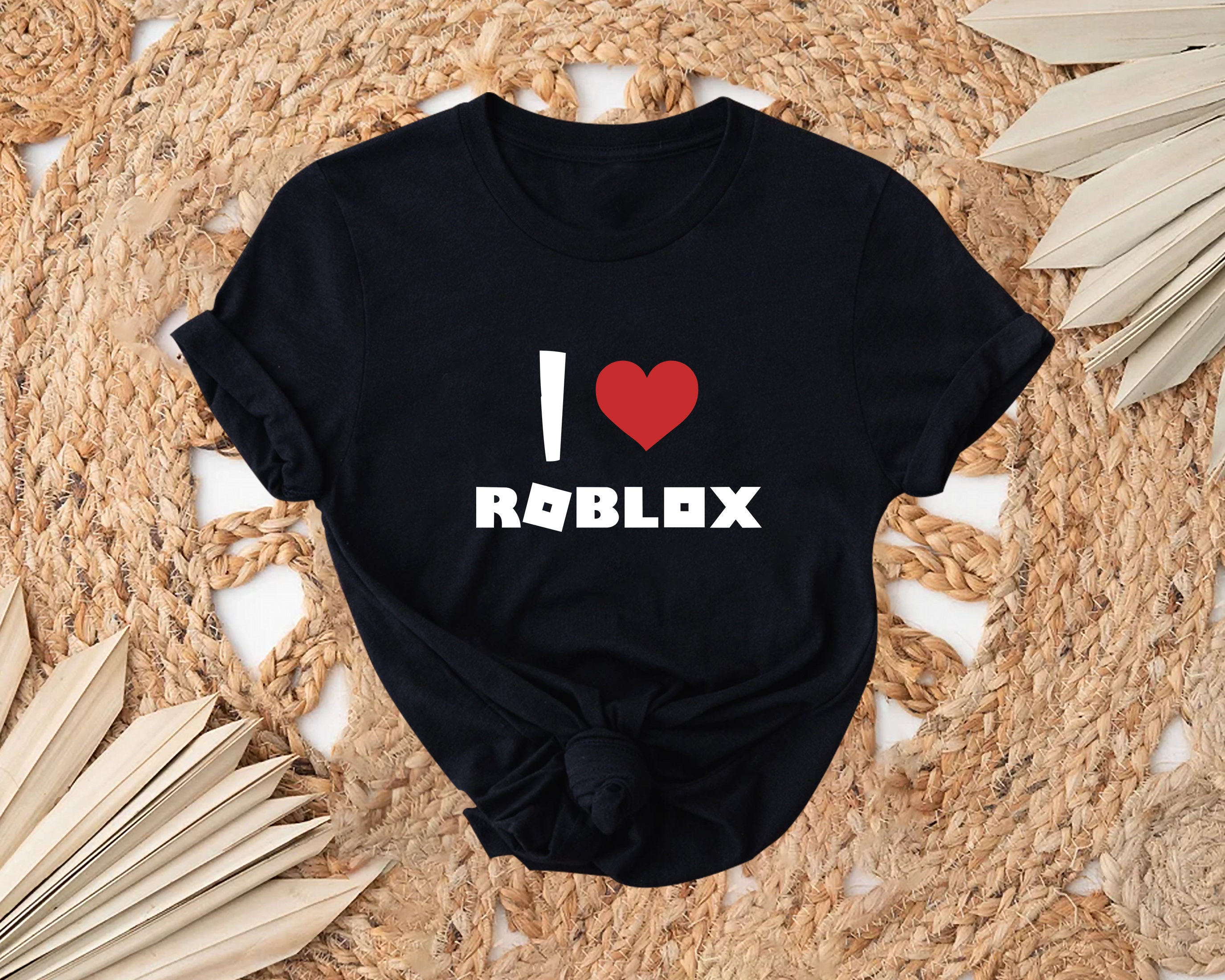 Black roblox T-shirt  Girls tshirts, Cute black shirts, Roblox t