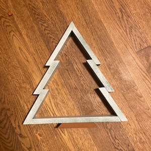 Wooden Christmas tree