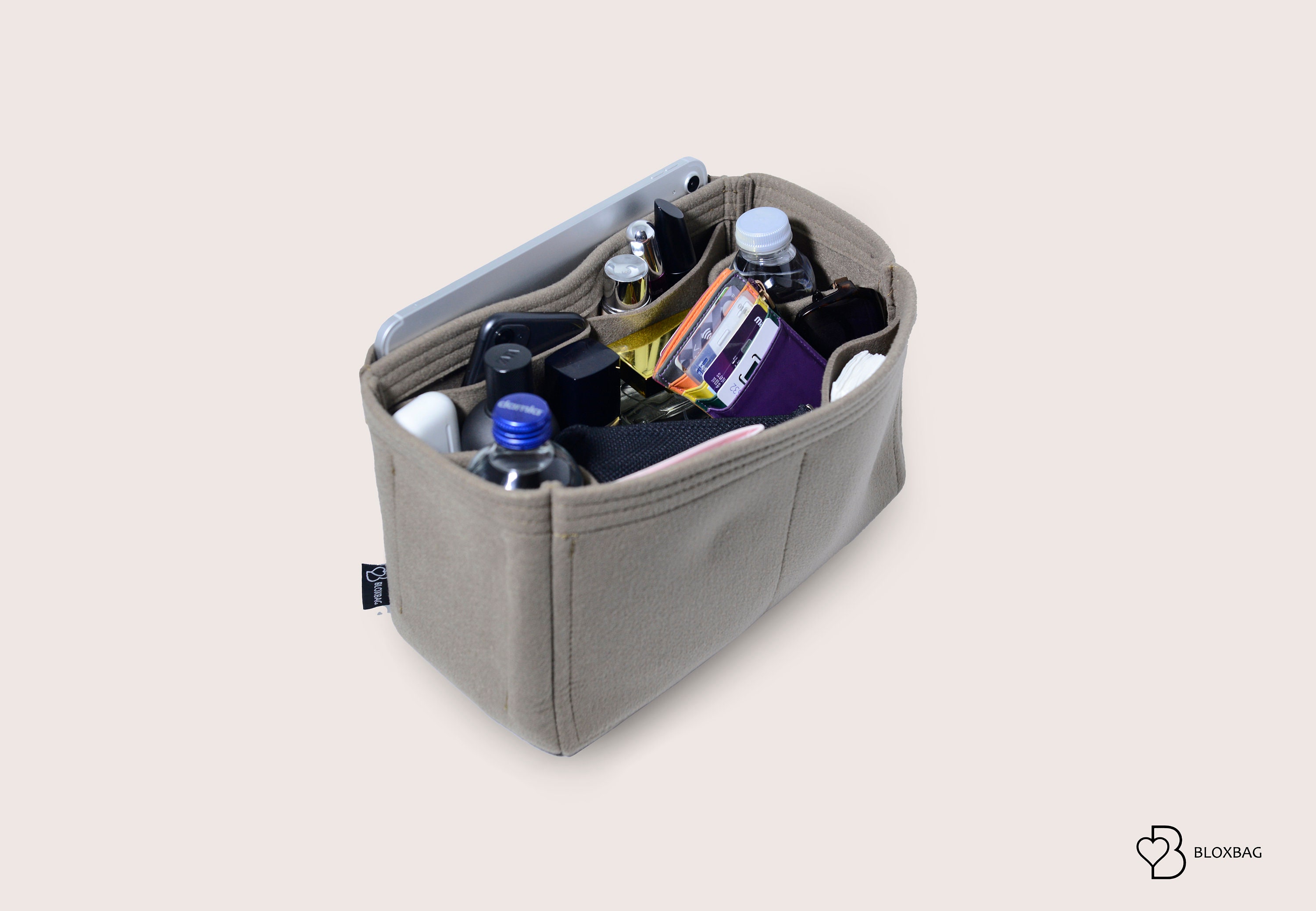 Tote Bag Organizer For Louis Vuitton Melie with Single Bottle Holder