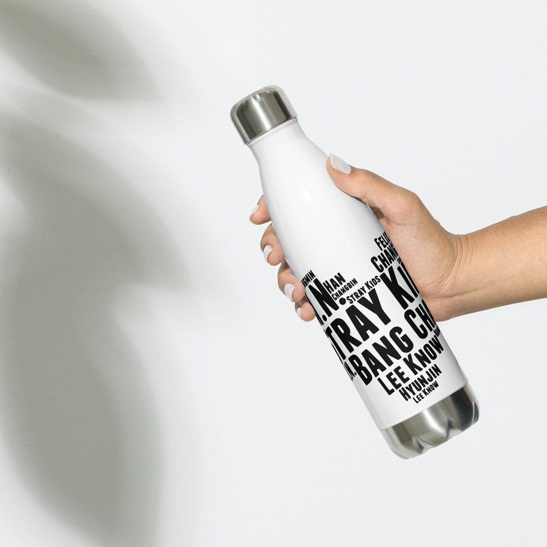 Stray Kids Stainless Steel Water Bottle, Kpop Bottle, Stray Kids ...