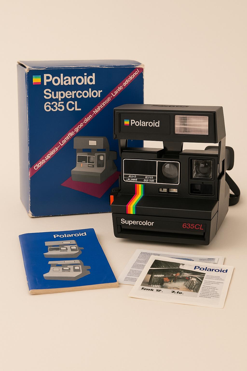 撮影確認済み ポラロイド 635CL Polaroid Polaroid ”Supercolor 635” Instant Film Camera - NICK WHITE