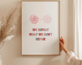 Therapy Poster | Mental Health Office Decor (Digital Download)