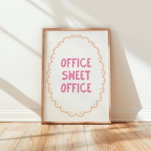 Home Office Wall Art Print: Modern Work From Home Decor (Digital Download)
