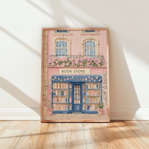 Book Lover Wall Print | bookish print, gift for bookworm, reading print, book wall art, book lovers decor, gift for book lover, bookcore