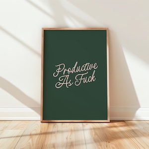 Home Office Wall Print | Office wall art, home office print, cute office decor, work poster, home office decor, work from home print