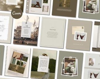 Beige Minimalist Instagram Templates | Canva Social Media Kit