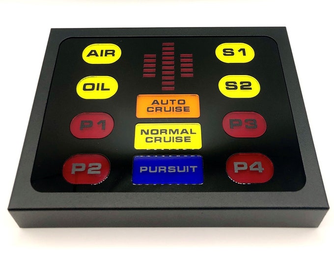 Knight Rider Mini Computer Knight Rider KITT Dash Light Box - Etsy