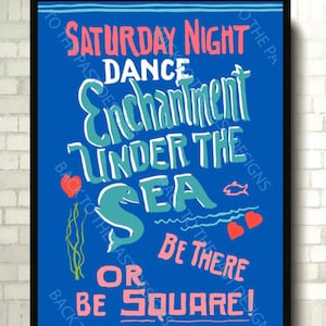Póster Danza del encanto bajo el mar