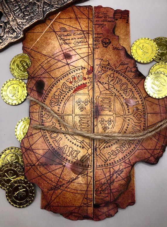 Handmade Goonies Treasure Map - Etsy