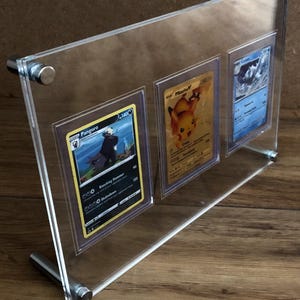Sammelkarten Set aus Acryl