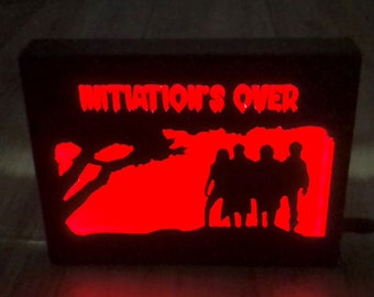 Vampire themed light frame