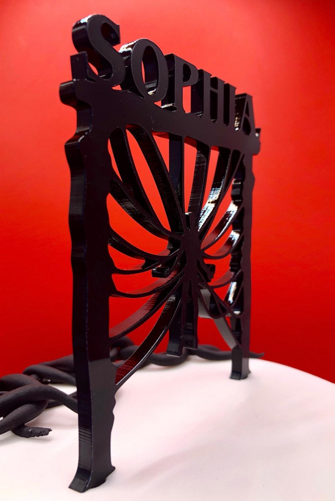 Demon Web Cake Topper / Available With or Without Personalisation. - Etsy