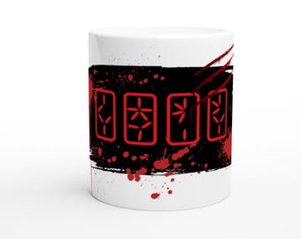 Predator Countdown timer - 11oz White Ceramic Mug
