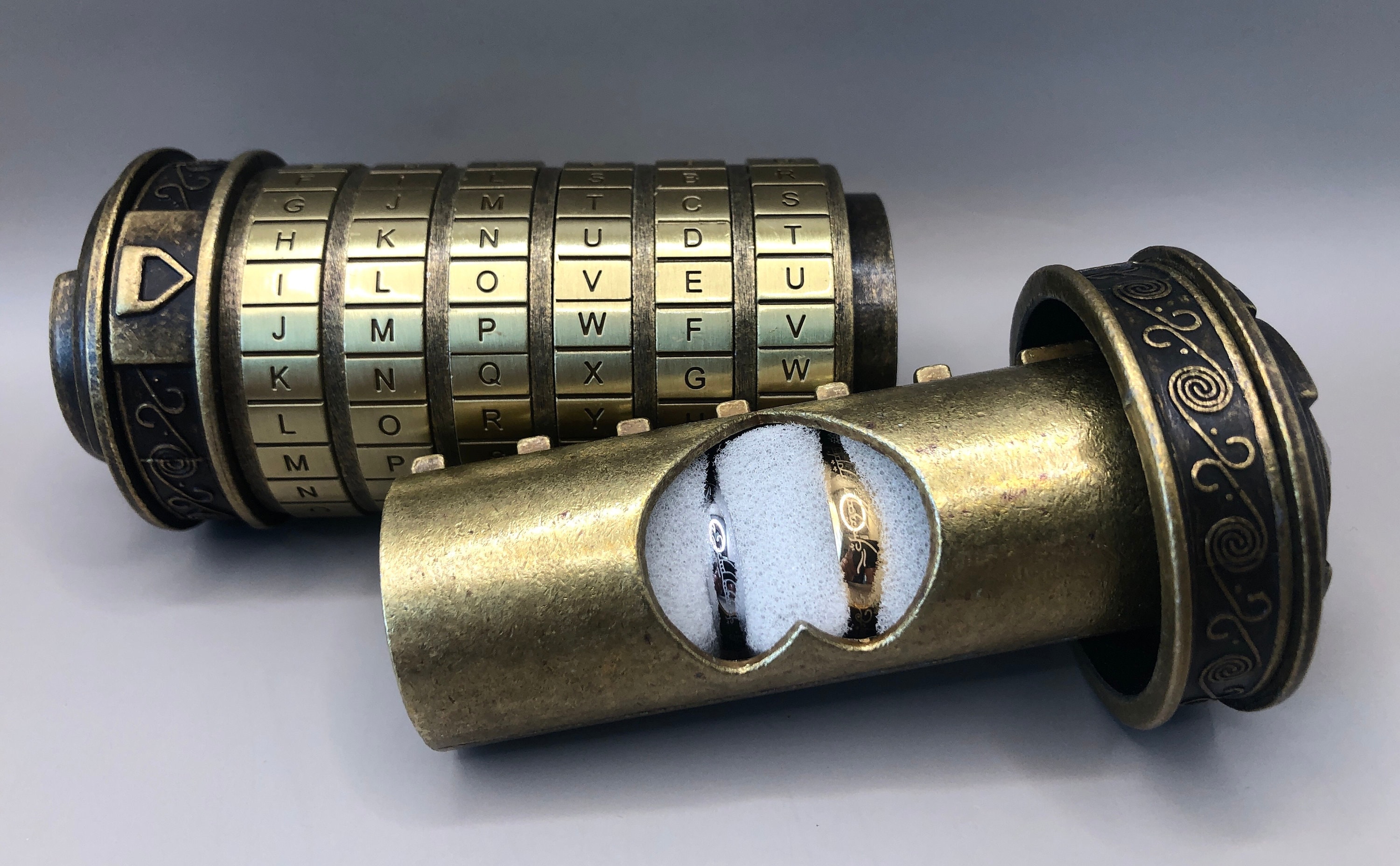 Vintage Da Vinci Code Cryptex / Puzzle / Prop - Etsy UK
