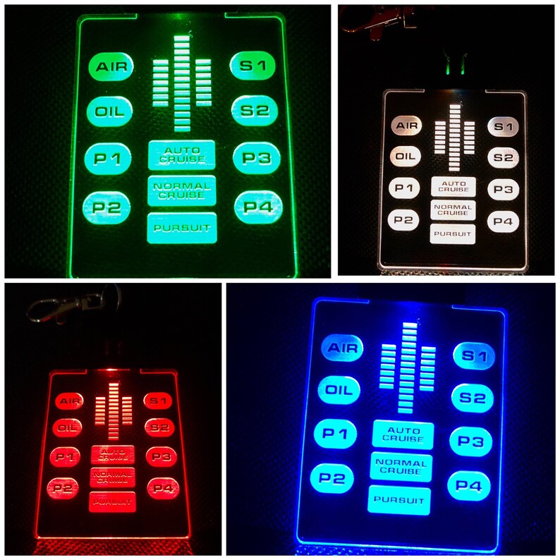 Knight Rider Inspired LED Keychain - Etsy