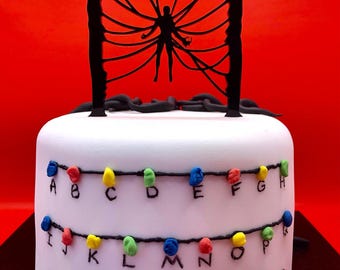 Demon Web Cake Topper / Available with or without personalisation.
