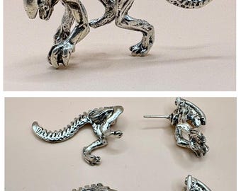 Alien / Xenomorph Earrings / Unique style ideal for cosplay / comic con events