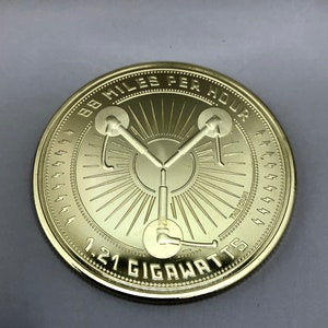 Back to the Future Flux Capacitor Collectors Coin