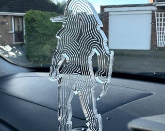 Predator inspired car ornament / hanging decoration