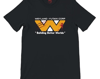 Aliens / Weyland - T-shirt inspiré de Yutani Corporation (version sanglante)
