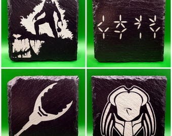 Predator inspired Slate Coasters