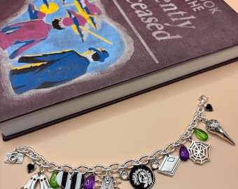 Beetlejuice Inspired Charm Bracelet