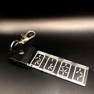 Predator Inspired LED keychain