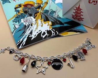 Vampire Inspired Charm Bracelet
