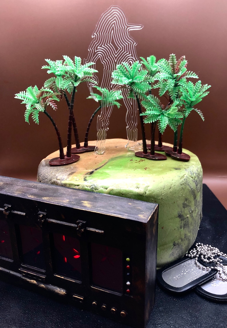 Predator Cake Predator Themed Cake Topper - Etsy